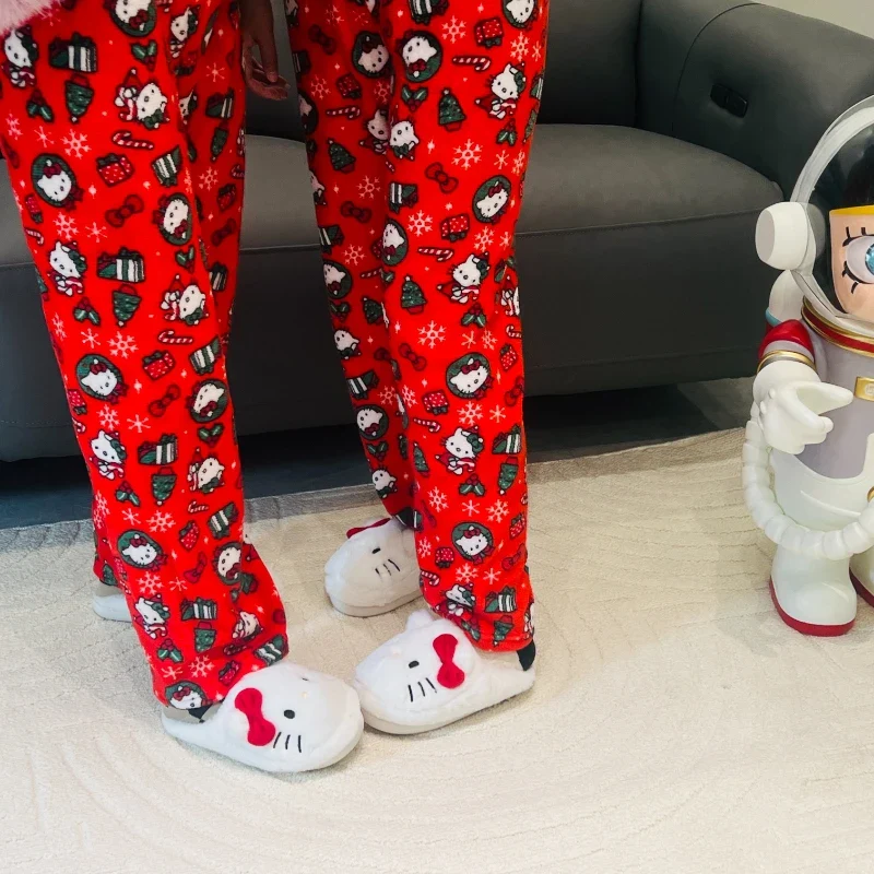 🎀 Kawaii Sanrio Hello Kitty Christmas Pajama Pants 🌸✨ - Image 13