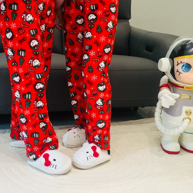 🎀 Kawaii Sanrio Hello Kitty Christmas Pajama Pants 🌸✨ - Image 14