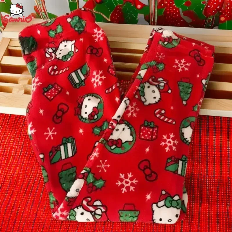 🎀 Kawaii Sanrio Hello Kitty Christmas Pajama Pants 🌸✨ - Image 6