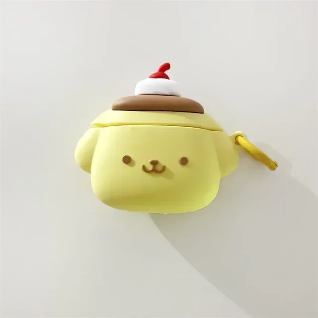 🌟 Pompompurin Delight: Adorable Silicone Earphone Case for AirPods 1/2/3/Pro 2  🐾💛 - Image 5