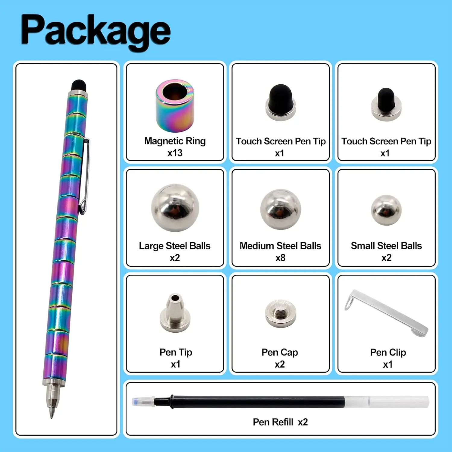 🧲✨ MagnaMorph™ Pen 🖊️💫Gold n Black - Image 6