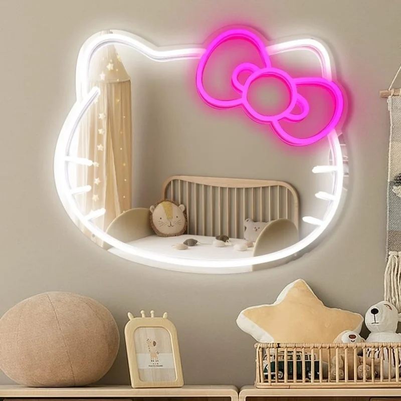 Cuddly Glow: Kawaii Hello Kitty Shape Neon Light – LED Neon Mirror that Sparkles with Adorable Radiance!
USB and US Plug - Image 6