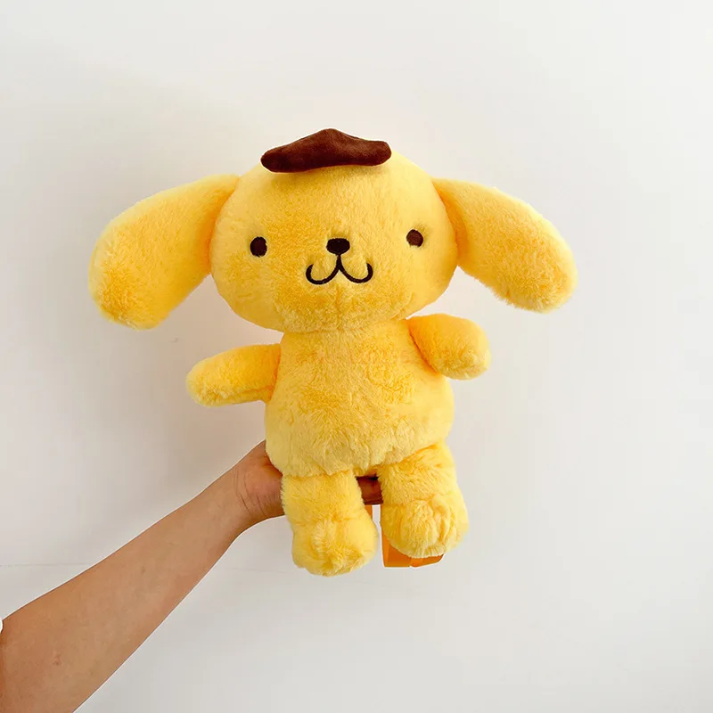 Cute Kawaii Sanrio Pompom Purin Stuffed Plush Toys Backpack Gifts Lolita Style Bag Lovely Plush Doll - Image 4