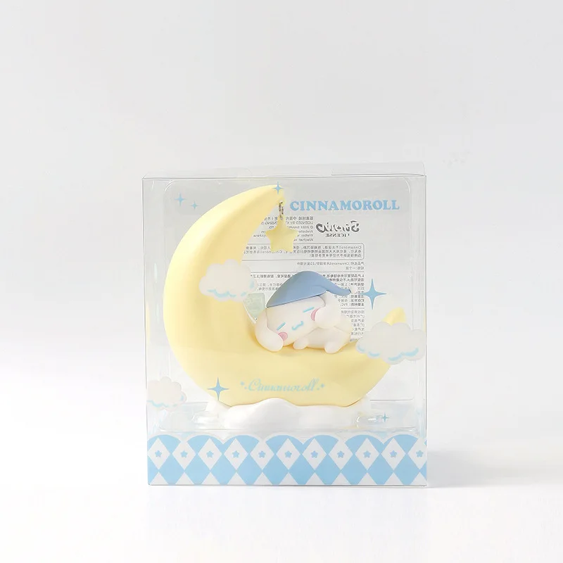 Genuine Cute Sanrio Cinnamoroll Crescent Beautiful Dream LED Light-emitting