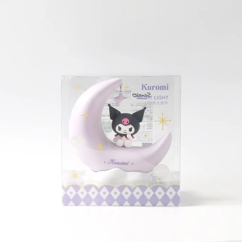 Genuine Cute Sanrio Kuromi Crescent Beautiful Dream LED Light-emitting - Image 3