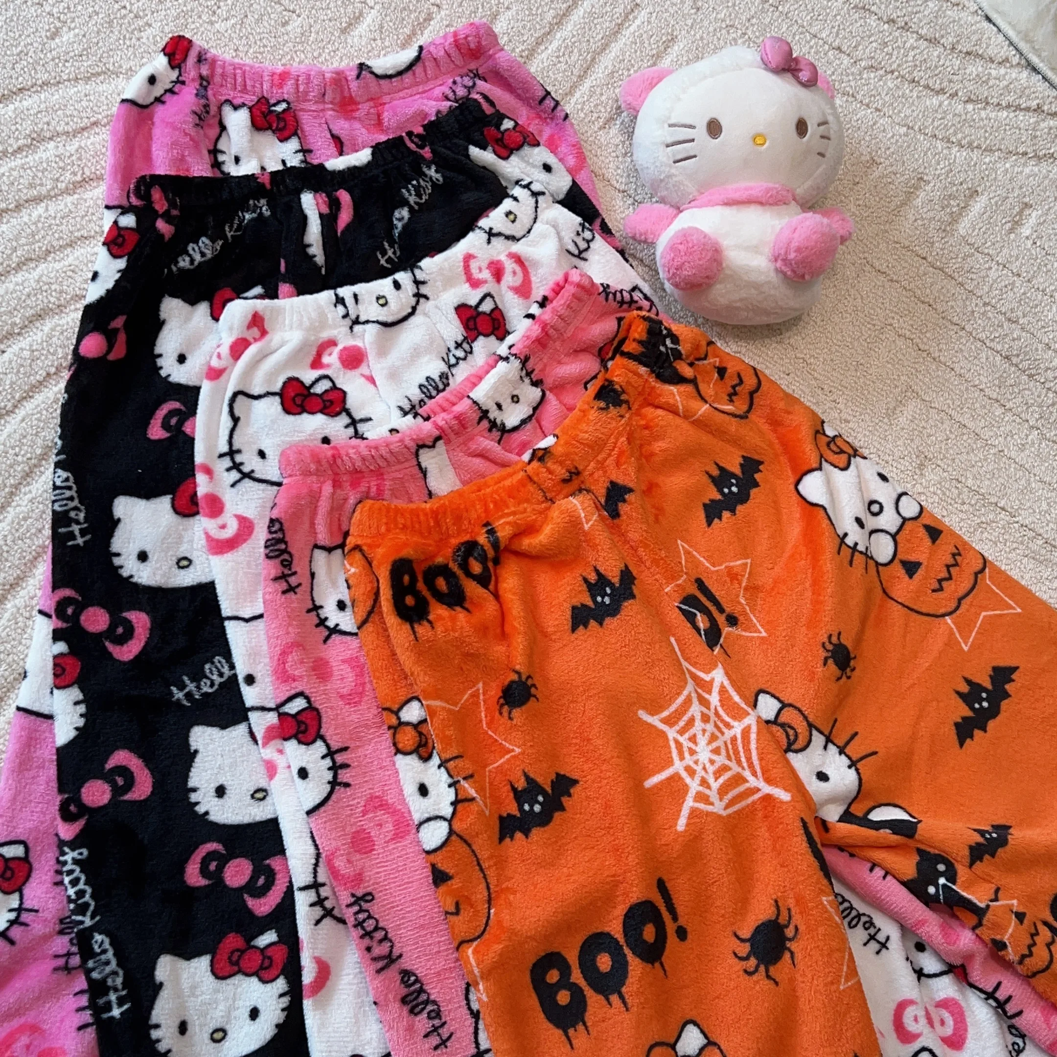 Kawaii Hello Kitty Pajama Pants: Cute & Cozy! - Image 2