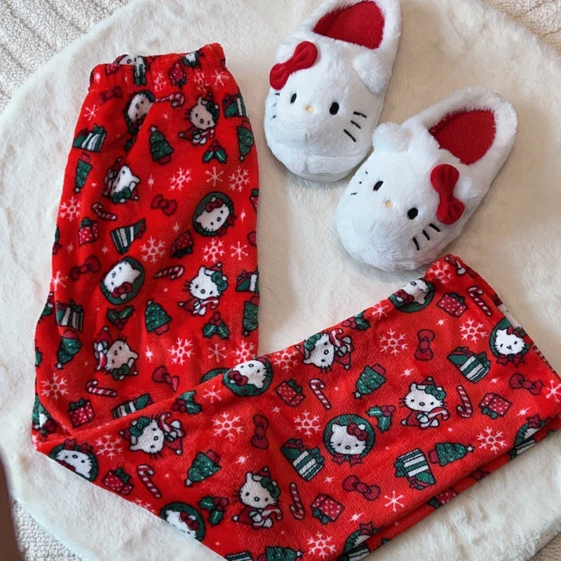 Kawaii Hello Kitty Pajama Pants: Cute & Cozy! - Image 3