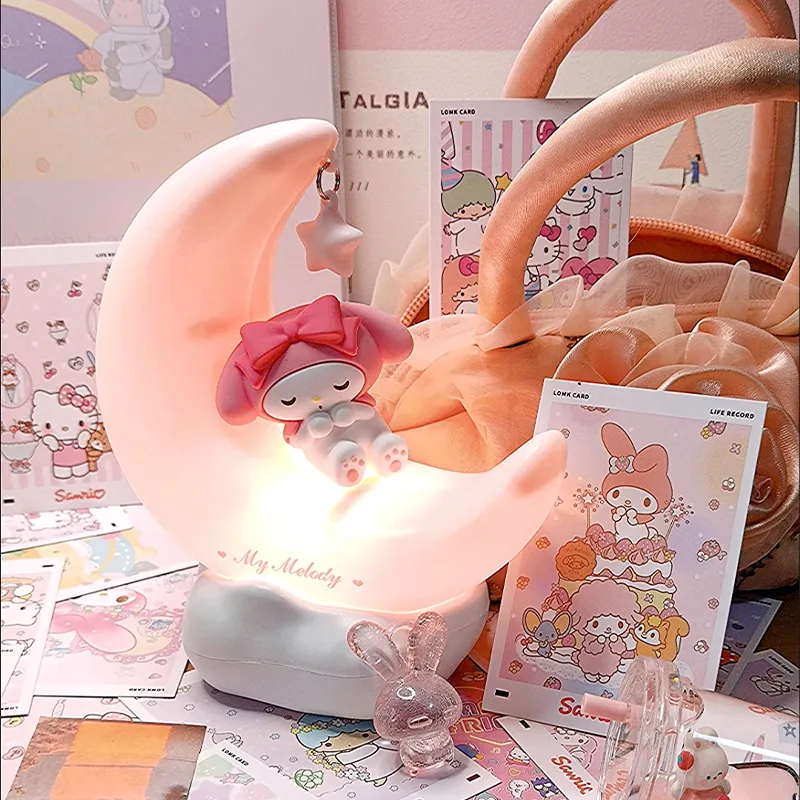 Kawaii Sanrio My Melody Moon Led Light My Melody