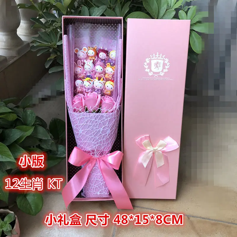 Purple and Pink Sanrio Bouquet: A Perfect Valentine's Day Gift