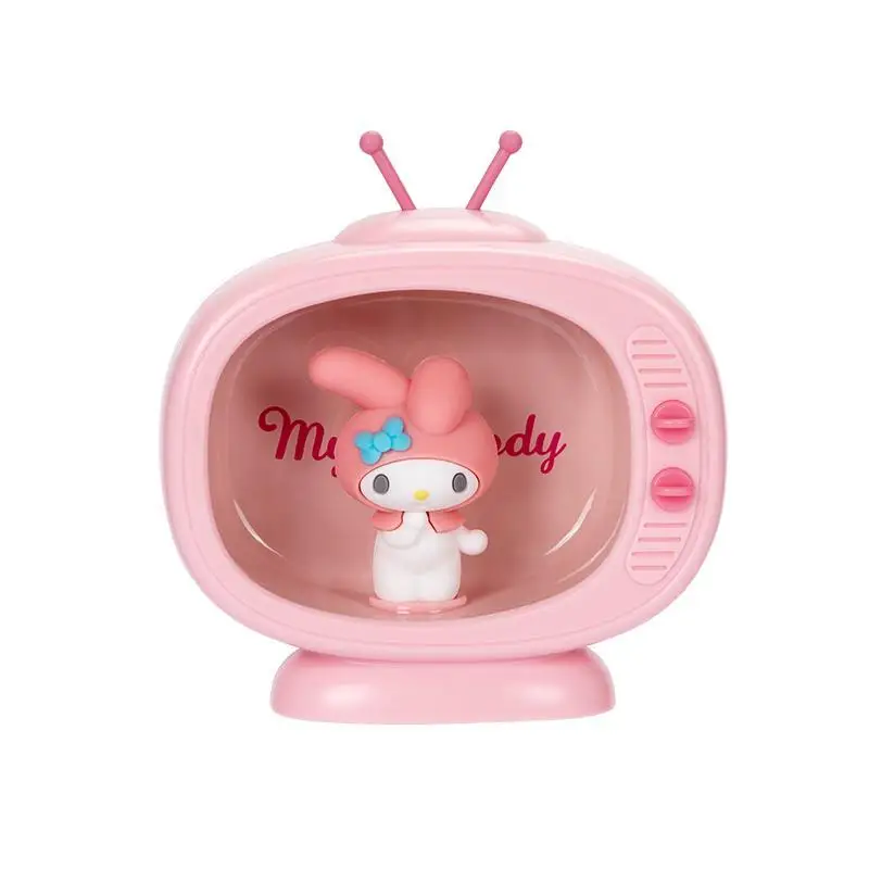 MINISO genuine Melody TV shape night light HelloKitty cinnamoroll cute girl bedside sleep light - Image 3