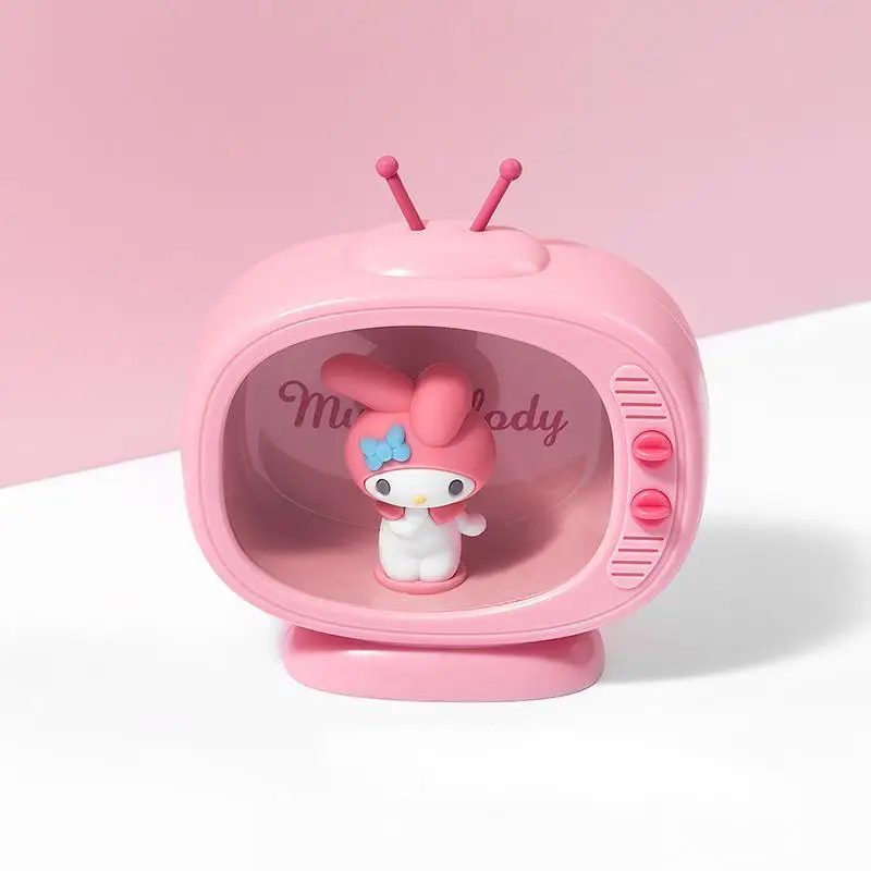 MINISO genuine Melody TV shape night light HelloKitty cinnamoroll cute girl bedside sleep light - Image 5