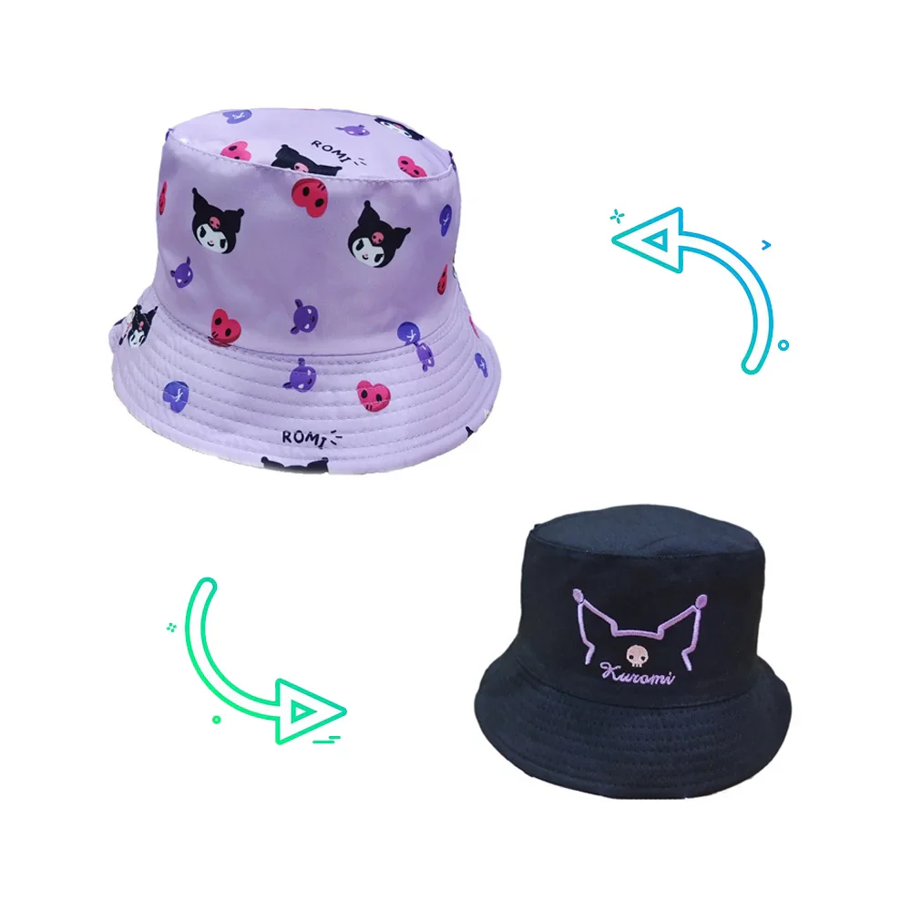 Sanrio Hello Kitty 🌺 Printed Reversible Summer Sun Hat for Girls: Cute Bucket Hat 🧢 - Image 6