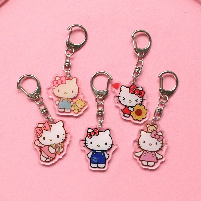 Sanrio Hello Kitty Premium Acrylic Keychain Accessories - Image 3