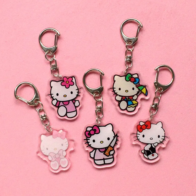 Sanrio Hello Kitty Premium Acrylic Keychain Accessories - Image 4