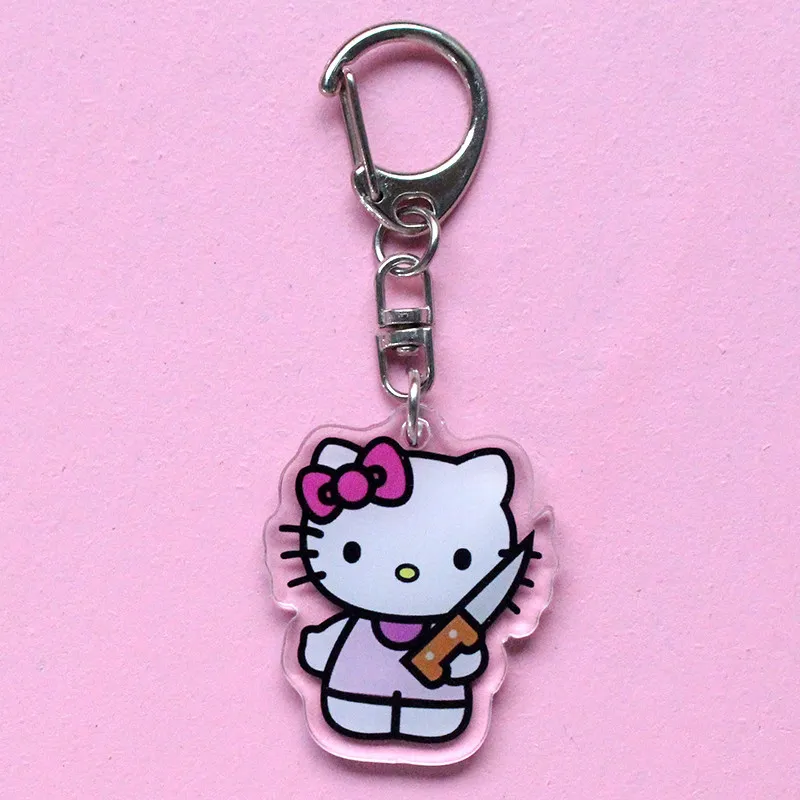 Sanrio Hello Kitty Premium Acrylic Keychain Accessories - Image 8