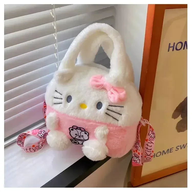 Sanrio Hello Kitty Tote Crossbody Bag Cute Plush Storage - Image 11