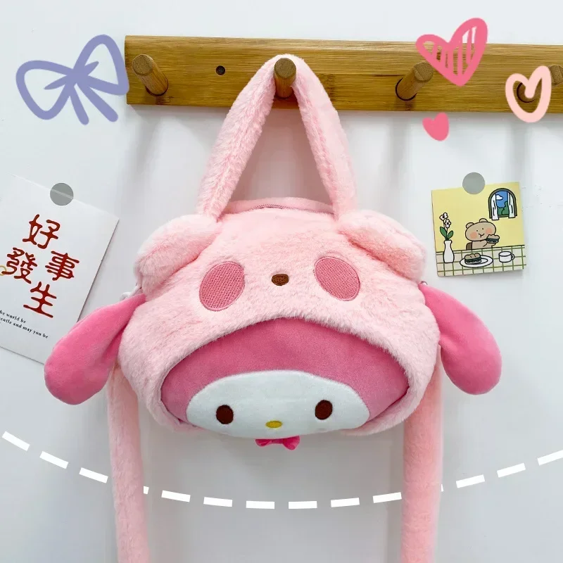 Sanrio Hello Kitty Tote Crossbody Bag Cute Plush Storage - Image 14