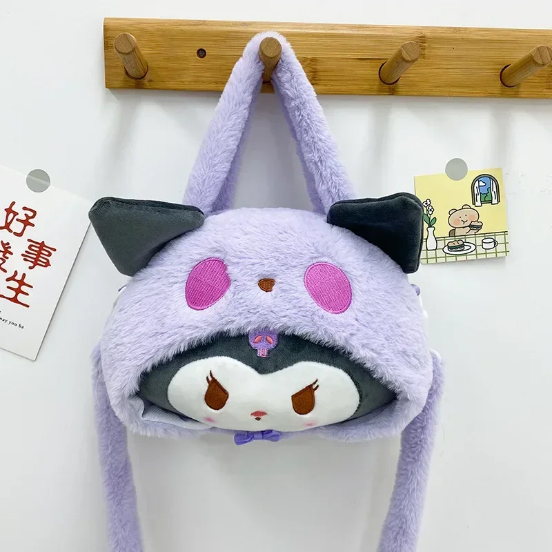 Sanrio Hello Kitty Tote Crossbody Bag Cute Plush Storage - Image 16
