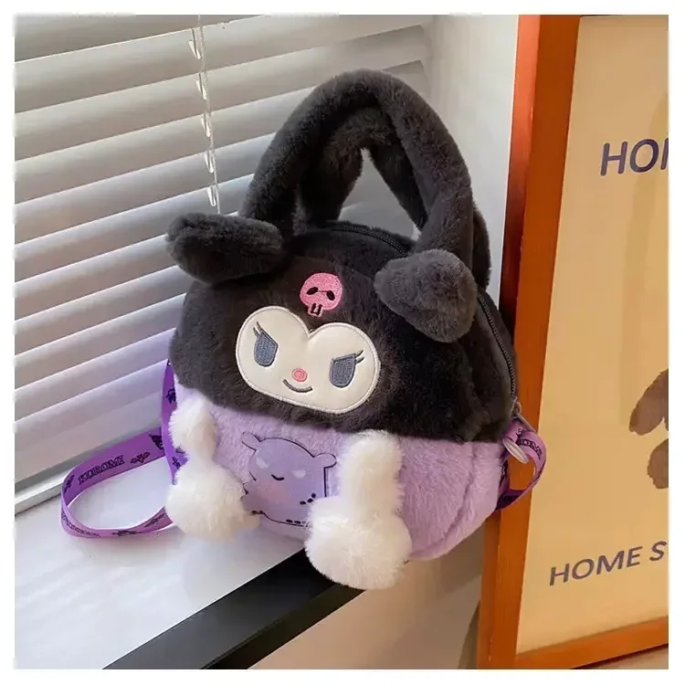 Sanrio Hello Kitty Tote Crossbody Bag Cute Plush Storage - Image 7