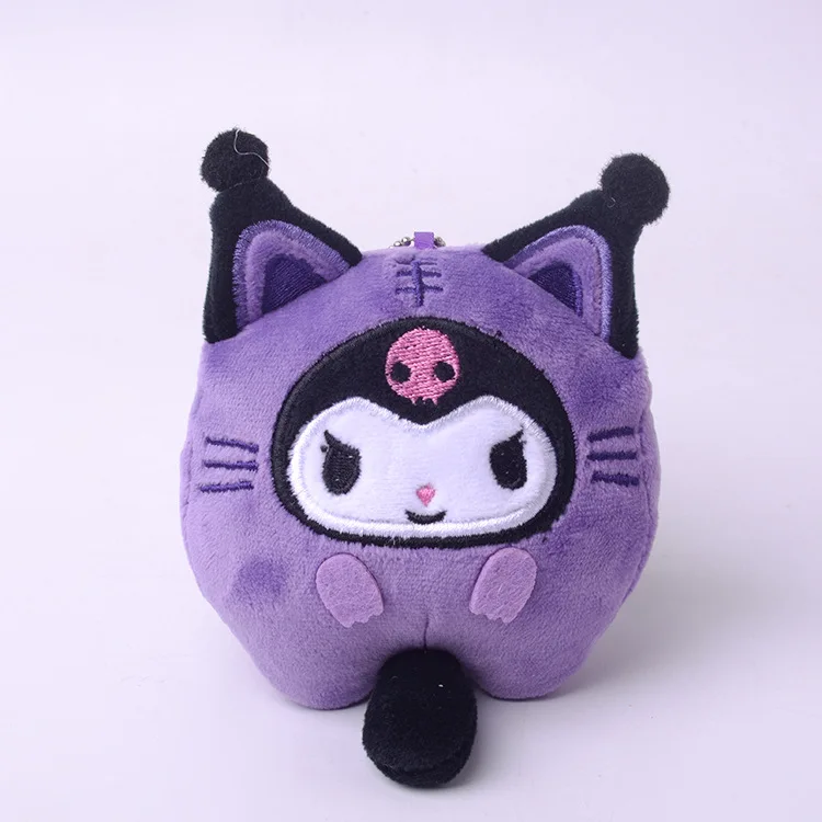 Sanrio Kawaii Fluffy Soft Stuffed Toy Key Chain Pendant - Image 10