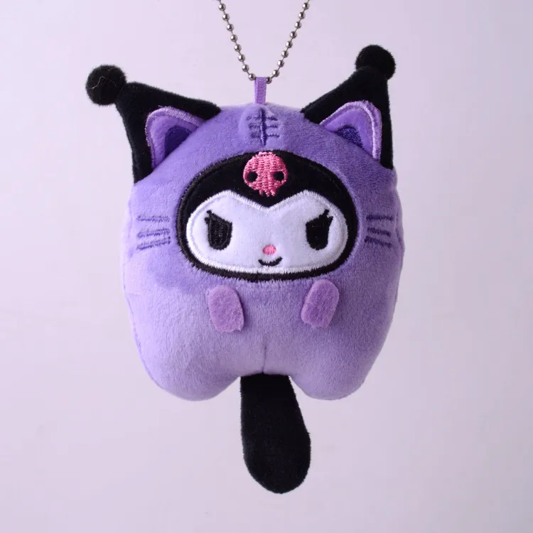 Sanrio Kawaii Fluffy Soft Stuffed Toy Key Chain Pendant - Image 17